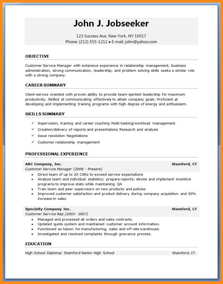 Curriculum vitae template free s CV Templates