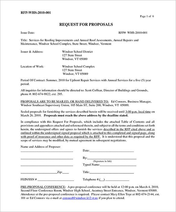 6 Roofing Contract Templates – Free PDF Format Download
