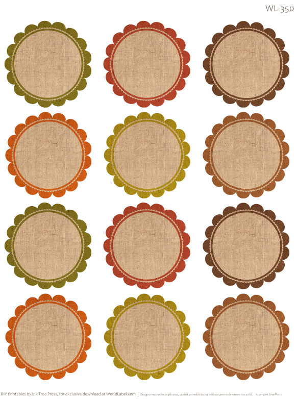 Free Labels for Thanksgiving Leftovers & Digital Papers