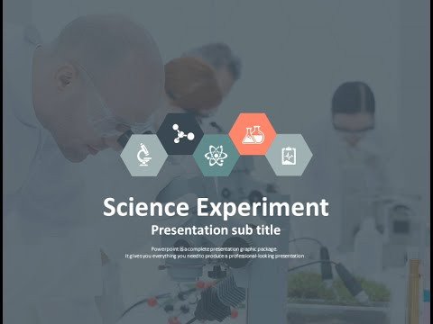 science experiment animated ppt template