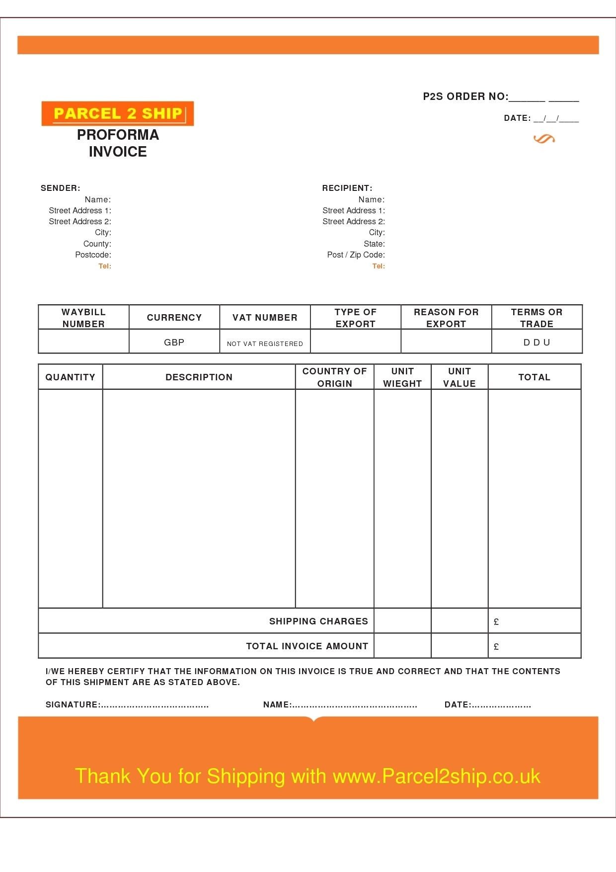 Simple Invoice Template UK Invoice template