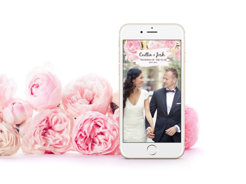 How to Create a Snapchat Geofilter for Your Wedding This