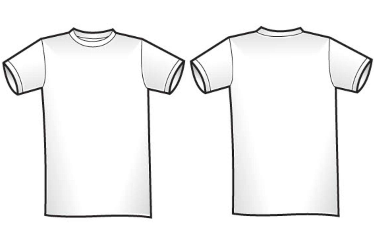 Free Blank T shirt Outline Download Free Clip Art Free