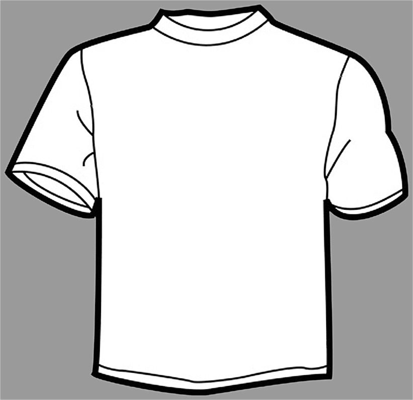 Free T Shirt Outline Template Download Free Clip Art