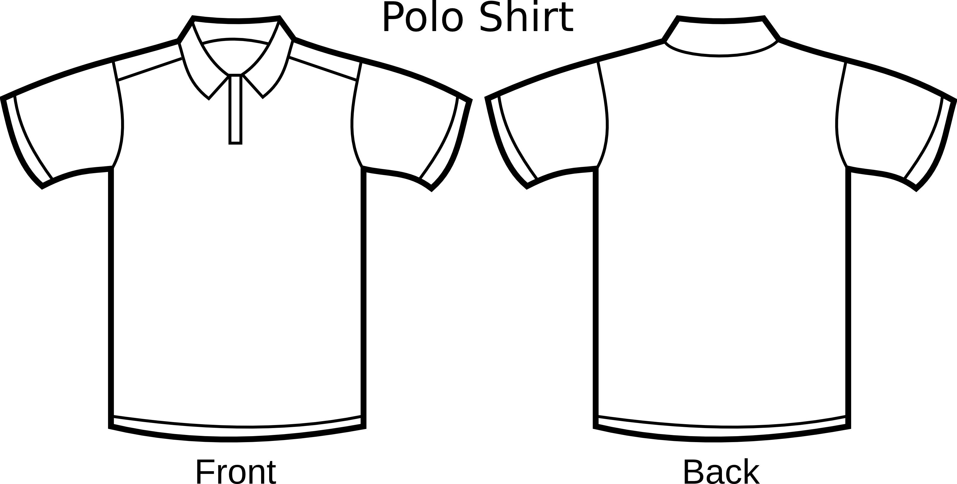 Free T Shirt Outline Template Download Free Clip Art