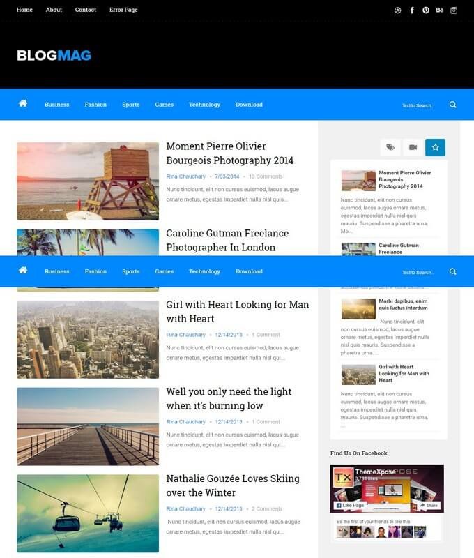 BlogMag Blogger Template Free Download