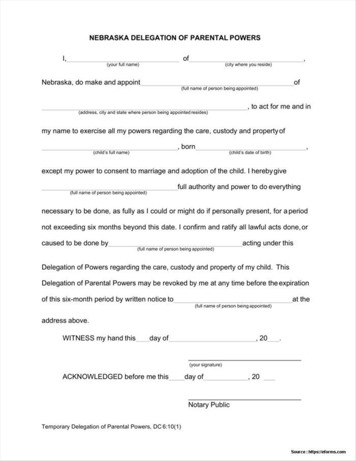 Forms For Temporary Custody In Oklahoma Form Resume