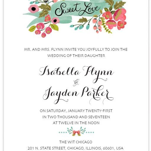 550 Free Wedding Invitation Templates You Can Customize