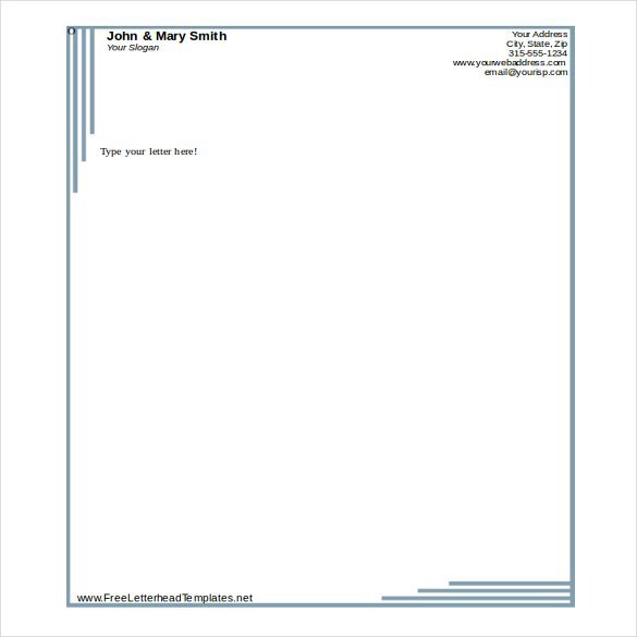32 Free Download Letterhead Templates in Microsoft Word