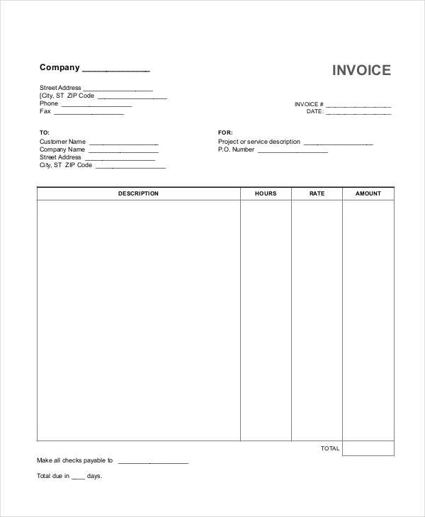 27 Free Invoice Examples & Samples