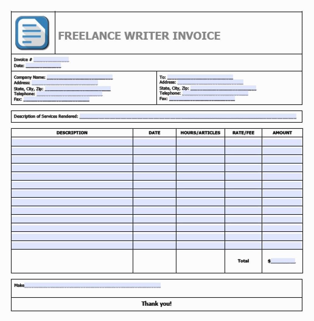 Freelance Hourly Invoice Template You Will Never Believe