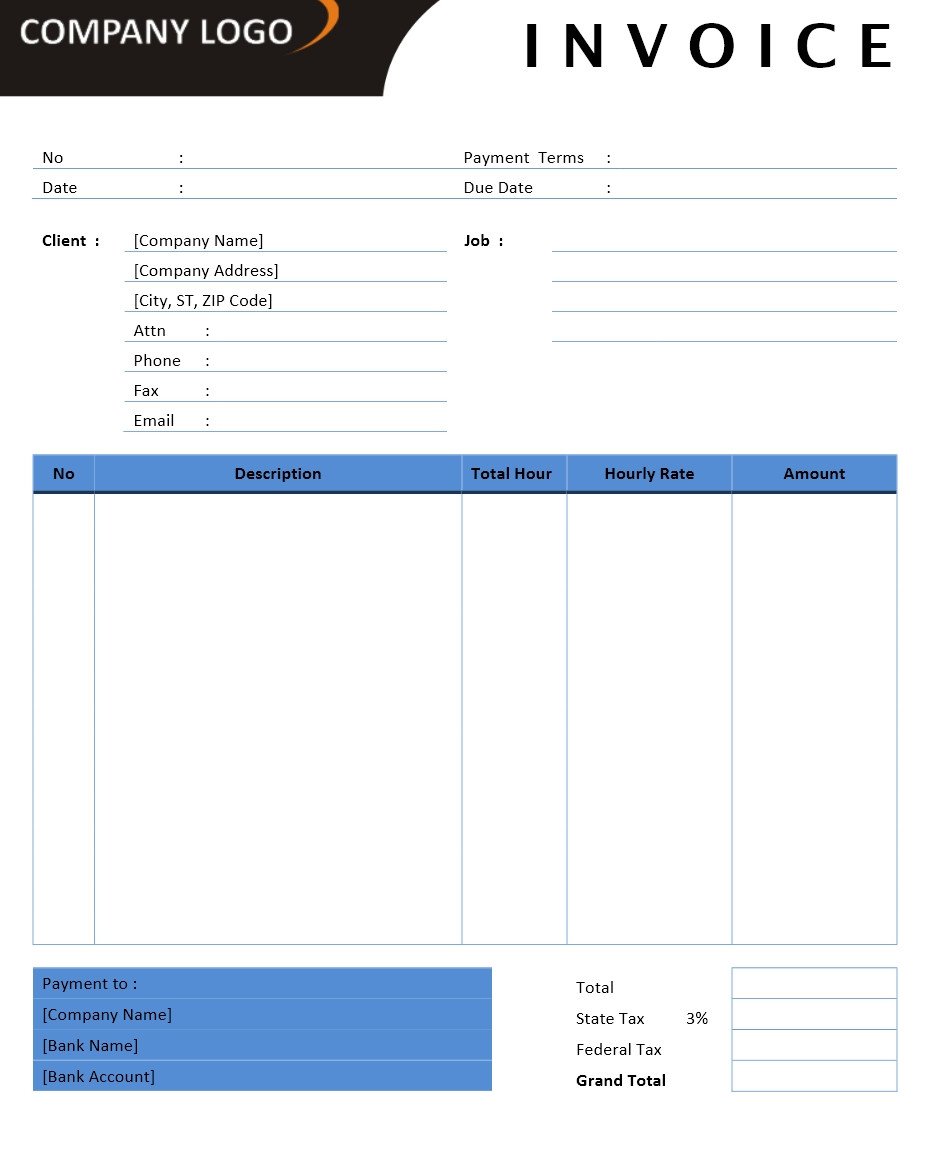 contractor invoice openoffice template You Should