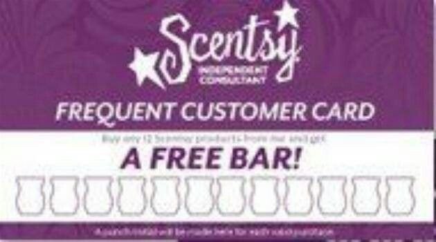 frequent customer card scentsy Pinterest