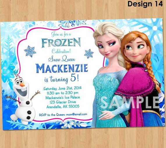 Frozen Invitation Disney Frozen Invitation Printable