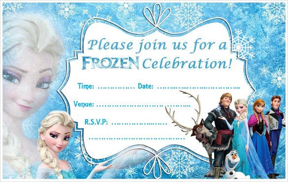 24 Heartwarming Frozen Birthday Invitations