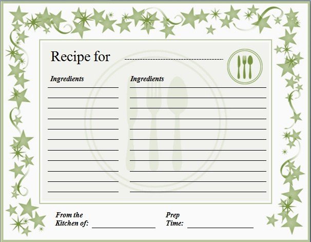 How to Make Fancy Recipe Cards Using Microsoft Word Using