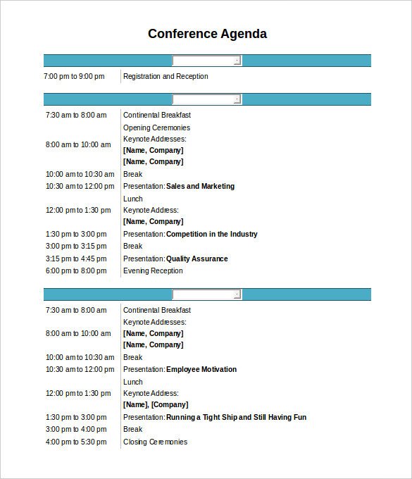 50 Meeting Agenda Templates PDF DOC