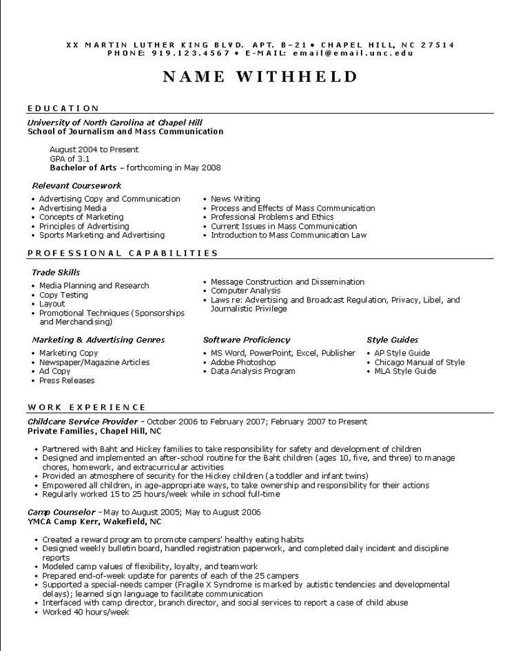 25 great ideas about Functional resume template on Pinterest