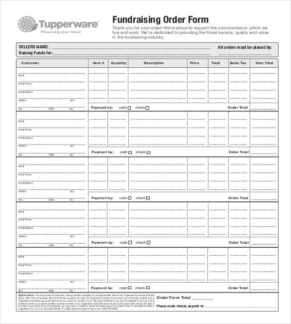 41 Blank Order Form Templates PDF DOC Excel