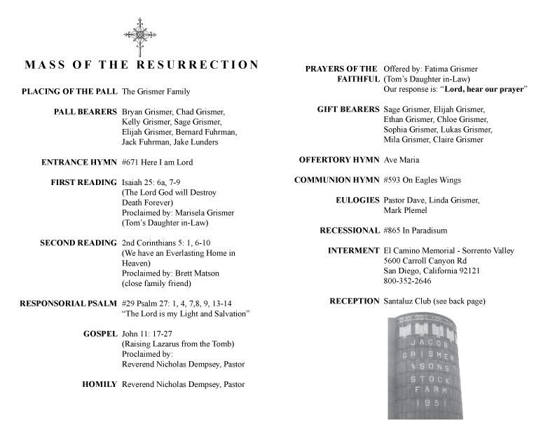 29 of Downloadable Catholic Funeral Template
