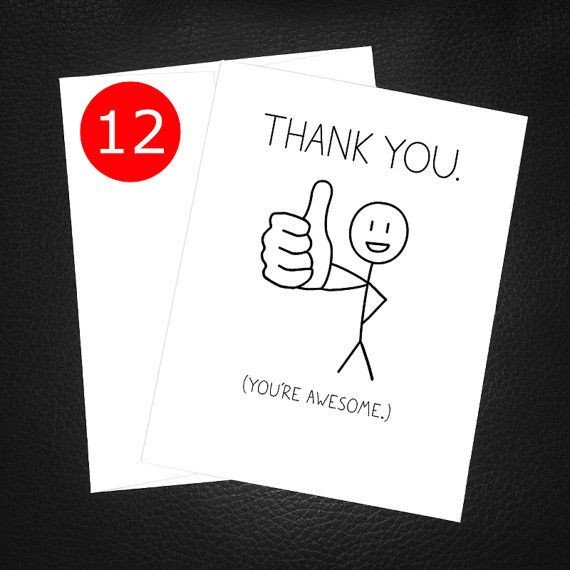 Best 25 Funny thank you cards ideas on Pinterest