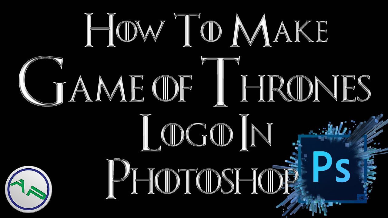 How to make the Game of Thrones logo font using shop