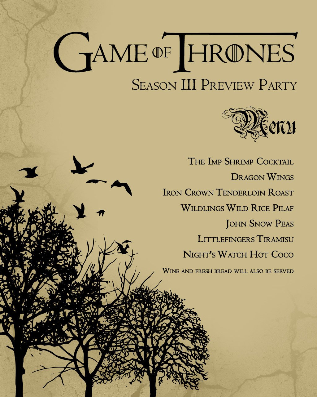 Game of Thrones S3 Premier Viewing Party