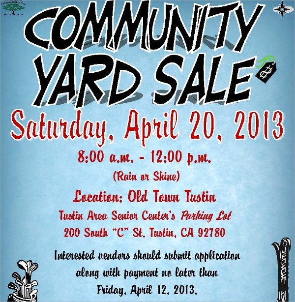 27 Yard Sale Flyer Templates PSD EPS Format Download