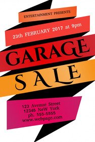 Garage Sale Flyer Templates
