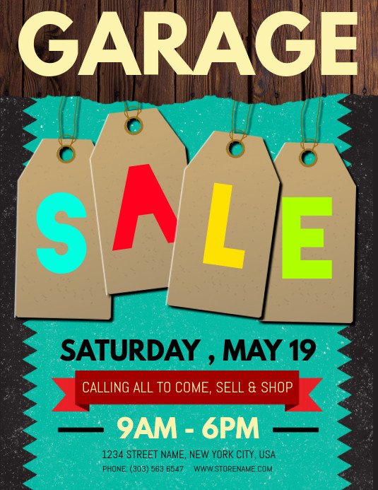 Copy of Garage Sale Flyer