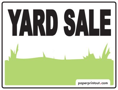 Yard Sale Signs Download a Free Printable Sign