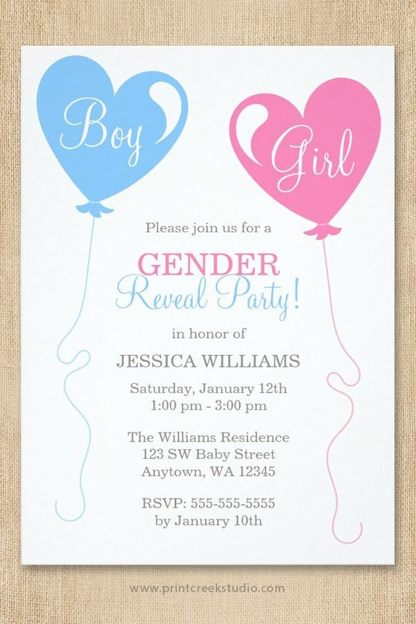 17 Best ideas about Gender Reveal Invitations on Pinterest