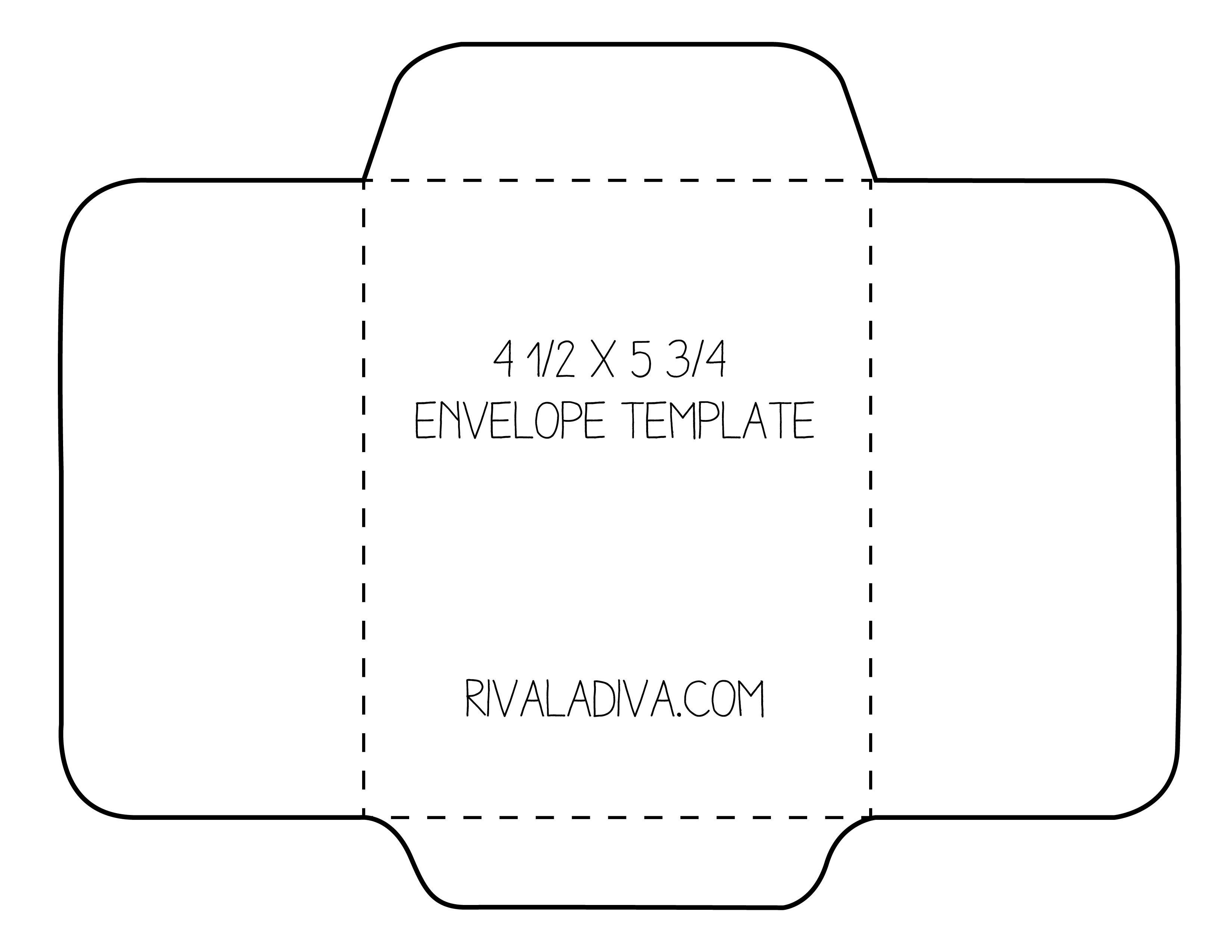 envelope template