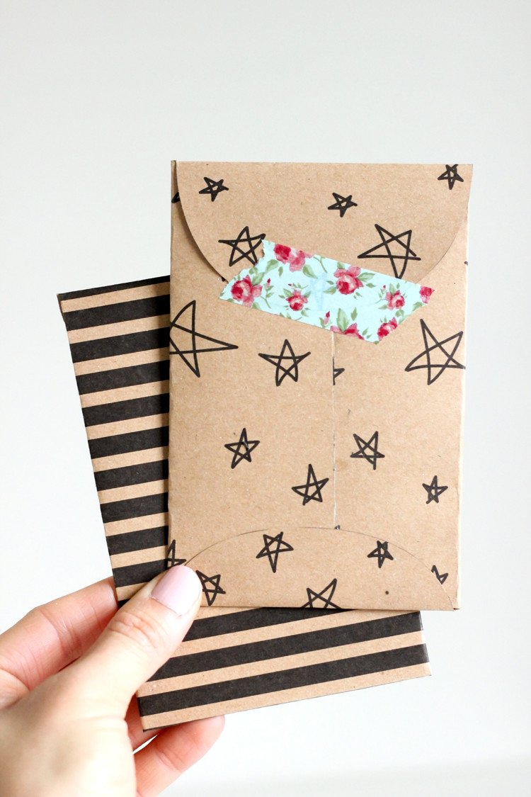 Kraft Paper Gift Card Envelope – Free Printable