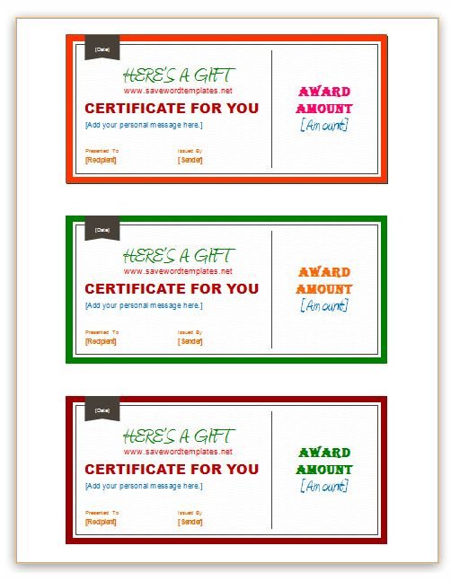17 Best ideas about Gift Certificate Templates on