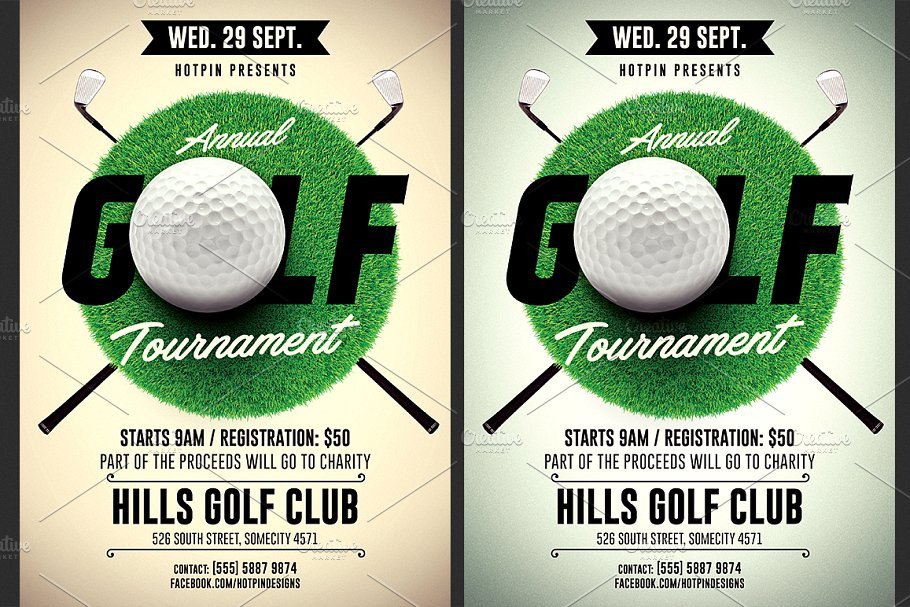 Golf Tournament Flyer Template Flyer Templates