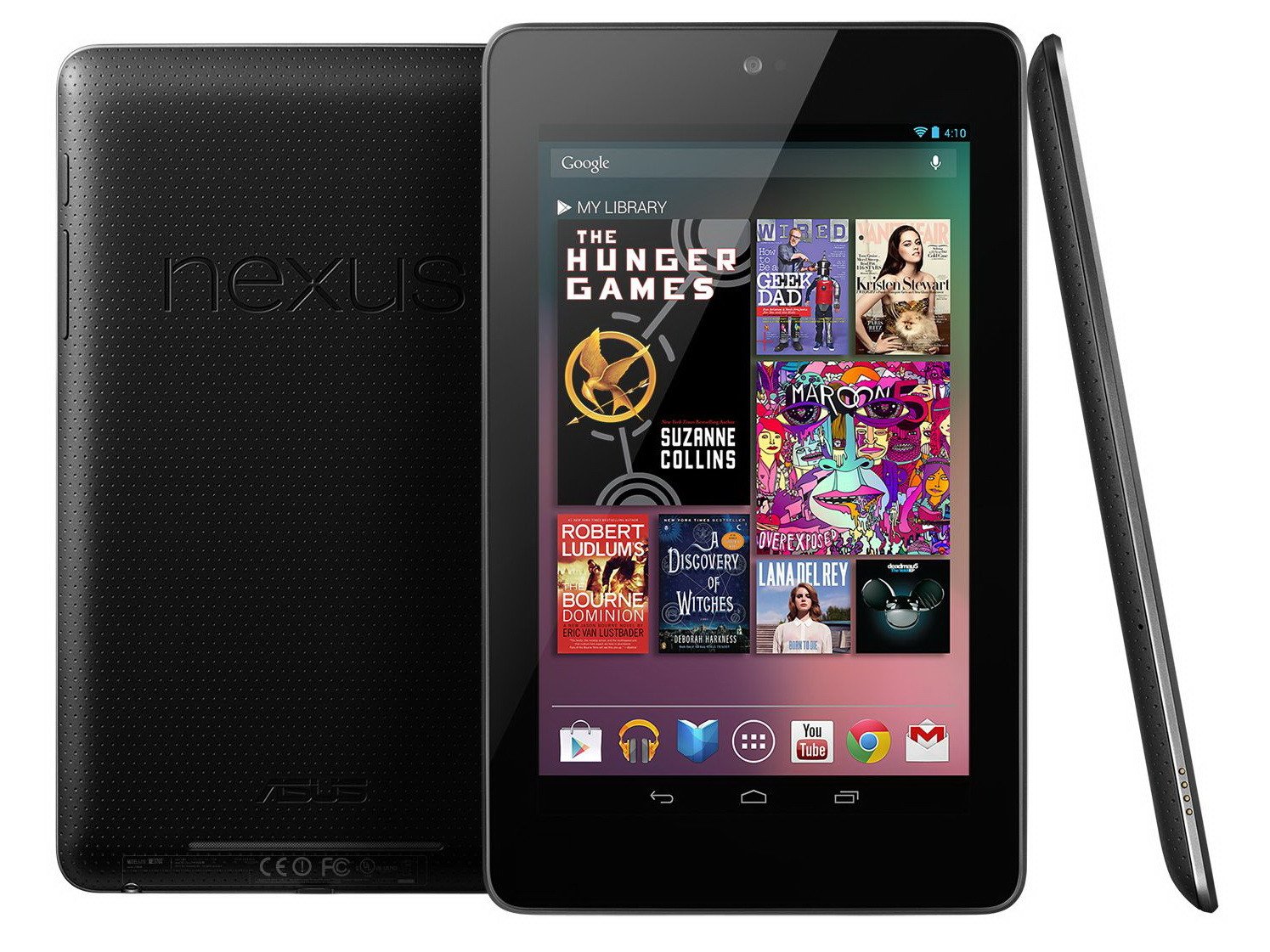 Google 7 Zoll Tablet Nexus 7 mit 3G UMTS für 300 Euro