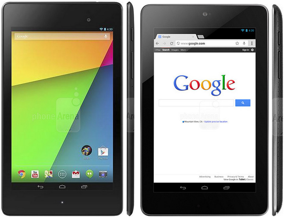 Tablets break the 320ppi barrier new vs old Google Nexus