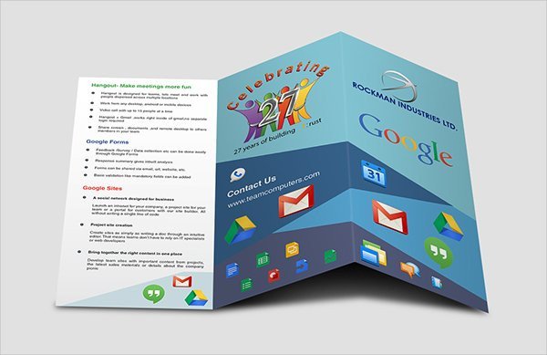 17 Fabulous Google Brochure Templates PSD AI InDesign