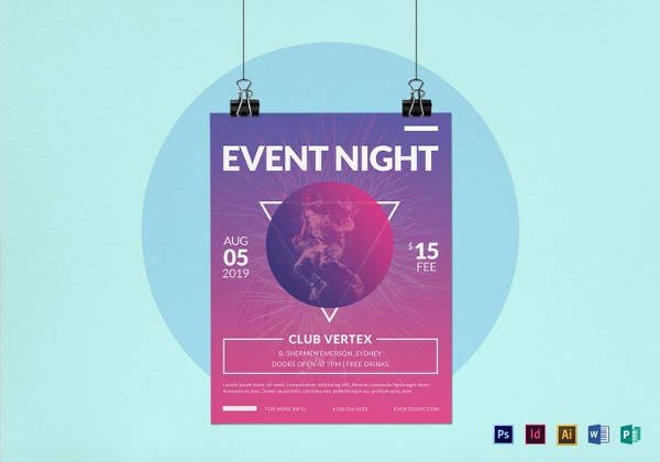 40 Download Event Flyer Templates Word PSD InDesign