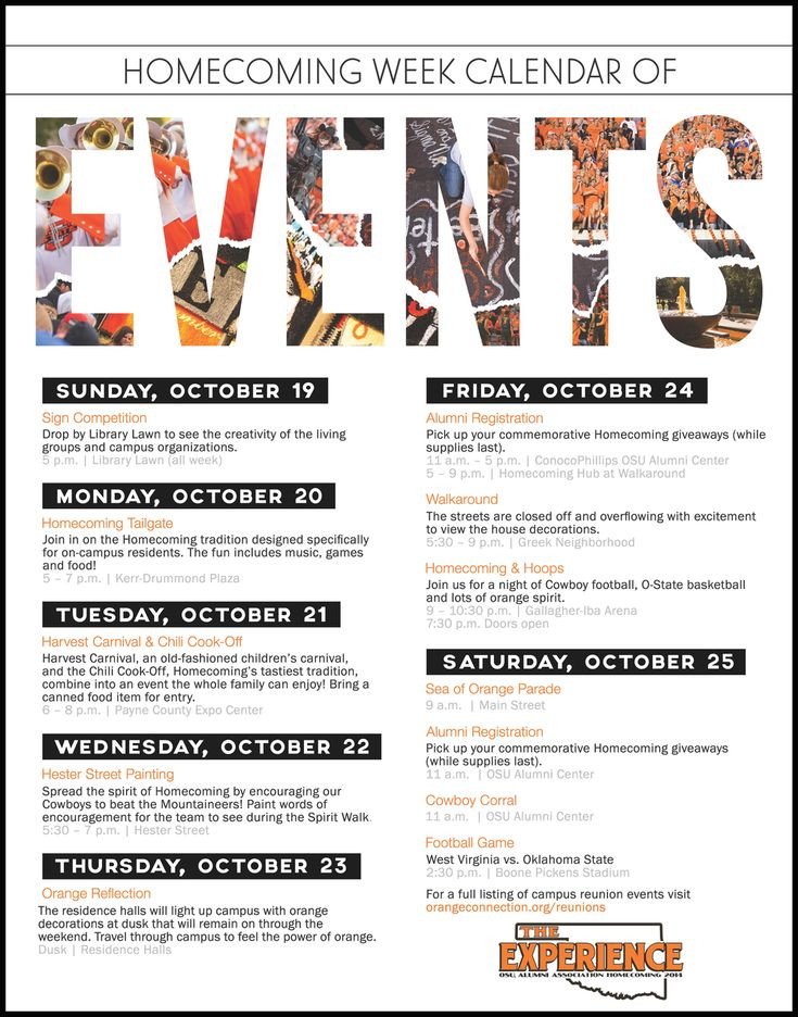 schedule of events flyer Google Search