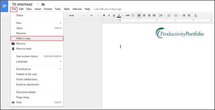 Easy Ways to Make a Google Docs Letterhead Template