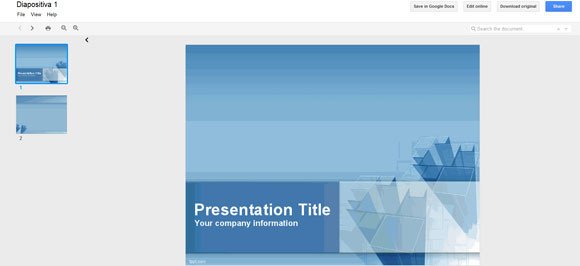 How to Open PowerPoint Templates in a Zip using Google Docs