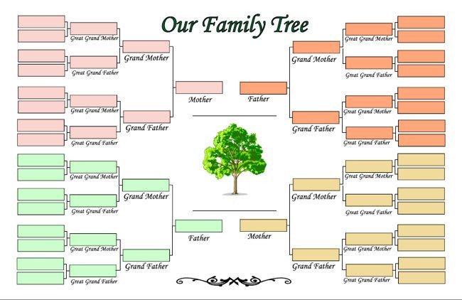 family tree template for kids Google Search