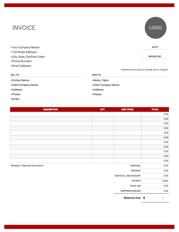 Google Forms Invoice Template Five Features Google