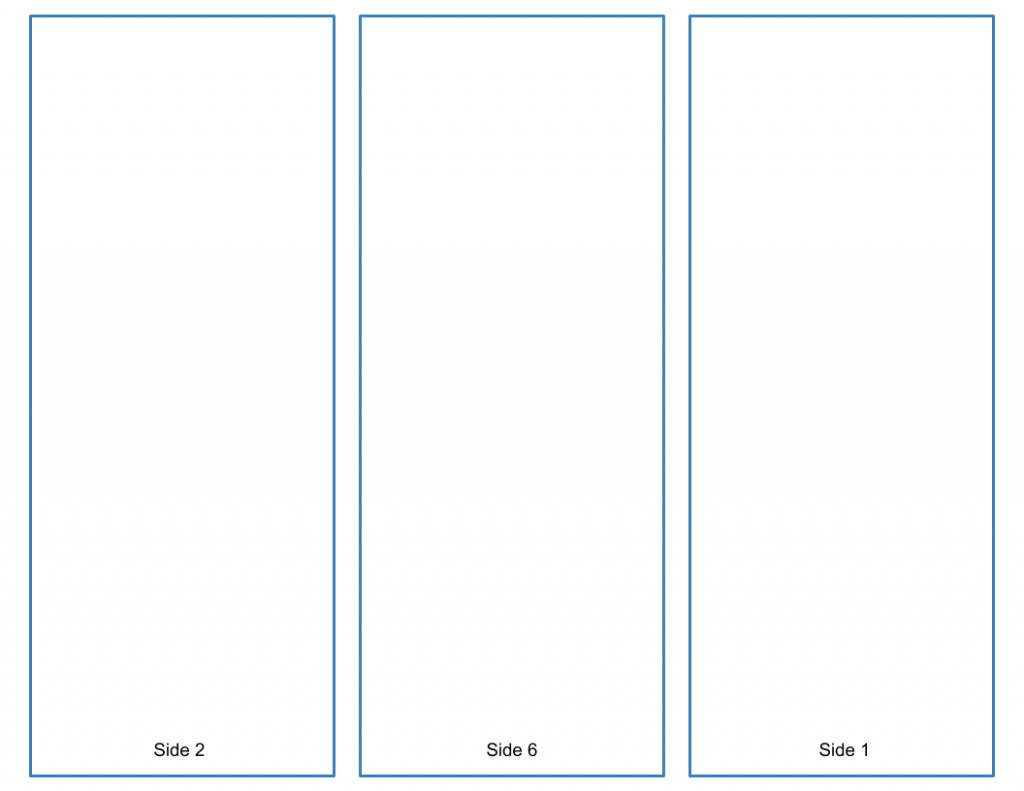 Blank Tri Fold Brochure Template Google Slides FREE Download