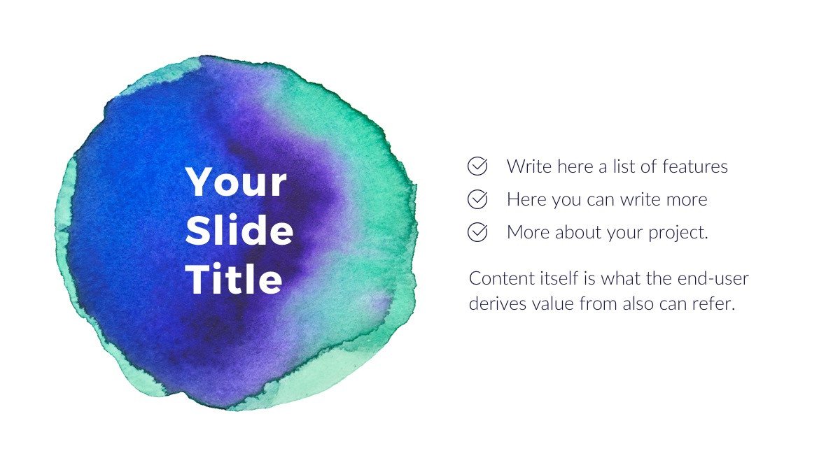 Watercolor Google Slides Theme Free Google Presentation