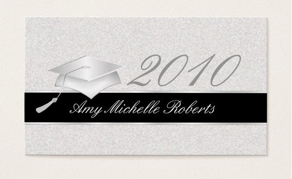 8 Graduation Name Cards PSD Vector EPS PNG