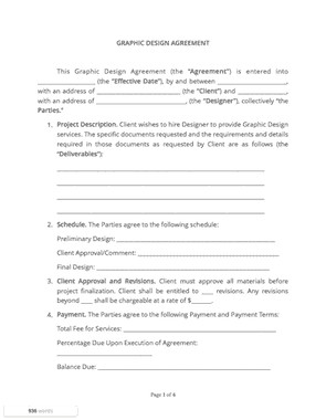 Graphic Design Contract Template Docsketch
