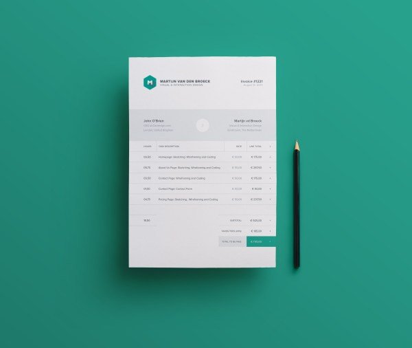 38 Invoice Templates PSD DOCX INDD Free Download